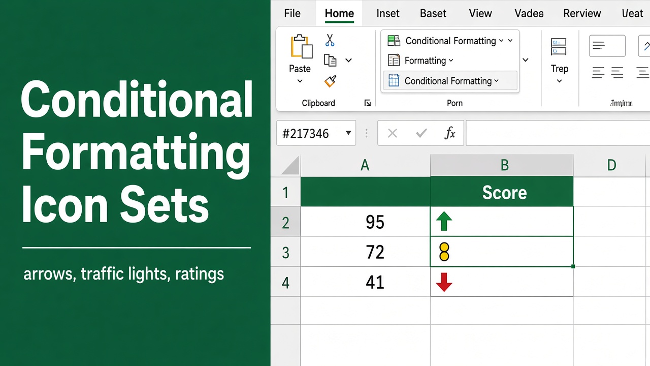 Conditional Formatting with Icon Sets in Excel (Easy Guide) featured image