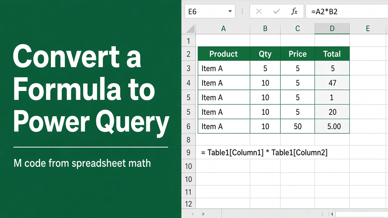 Convert Excel Formula to Power Query: A Comprehensive Guide featured image