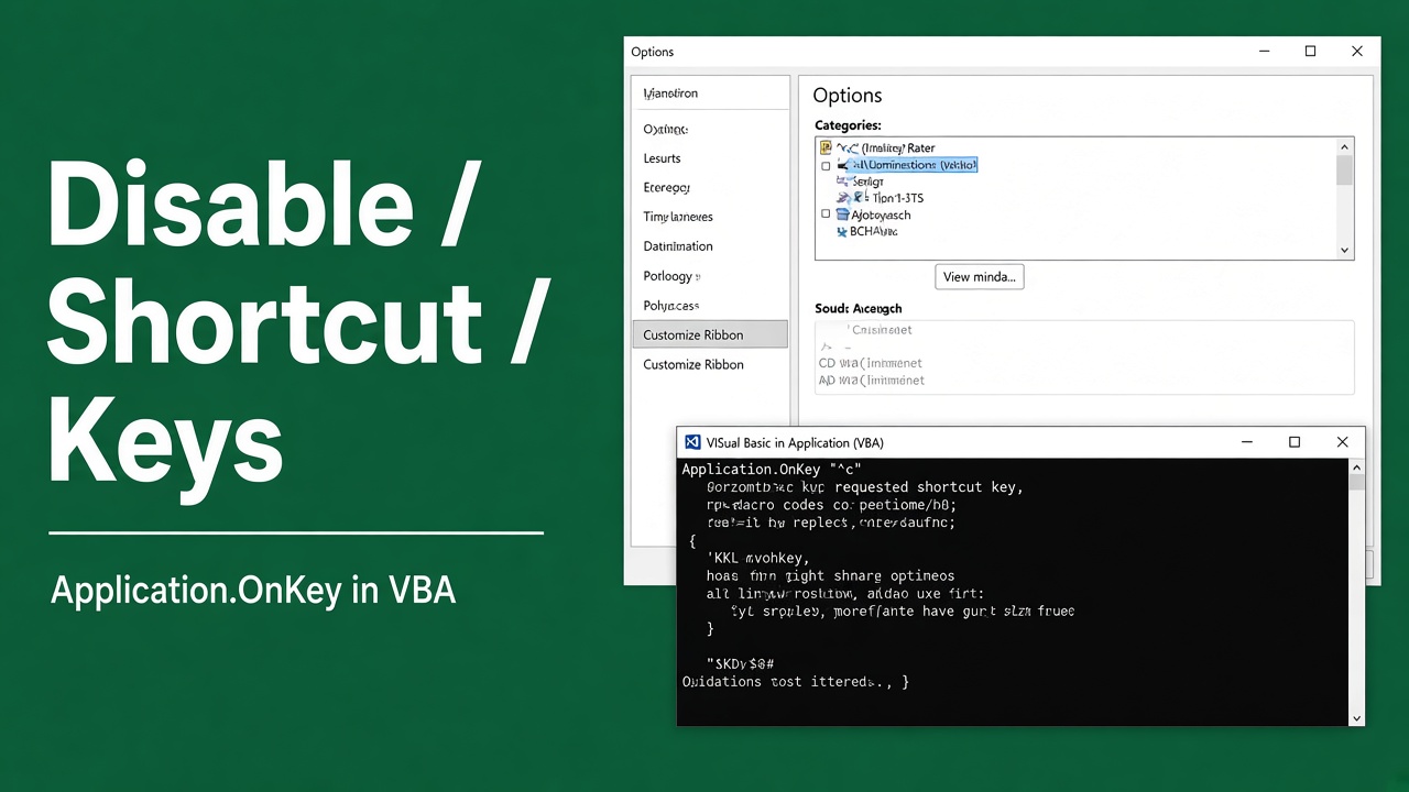 How to Disable Shortcut Keys in Excel for Streamlined Workflow featured image