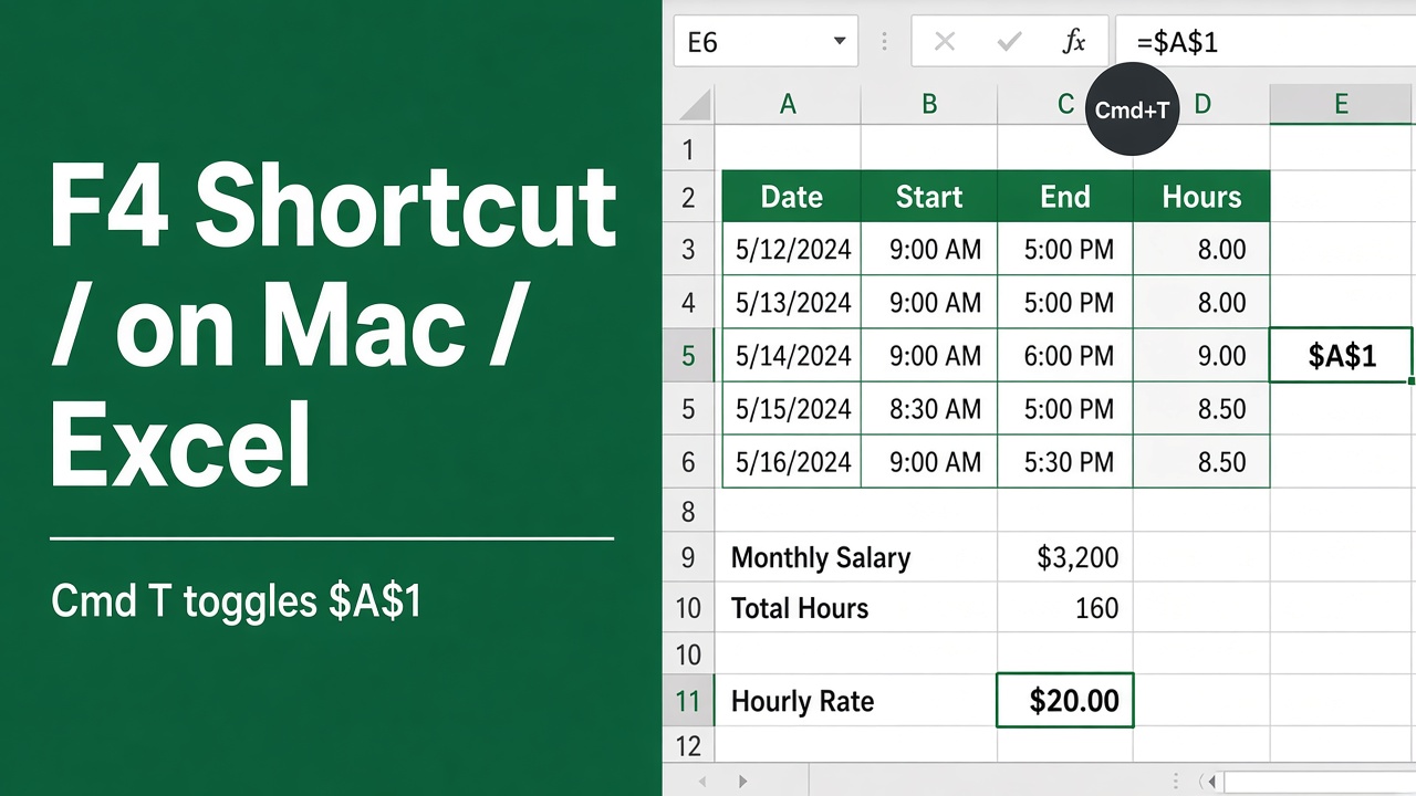 Using the F4 Shortcut in Excel on Mac: A Complete Guide featured image