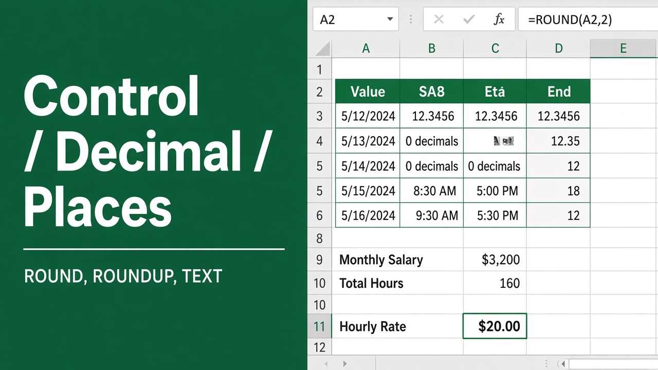 How to Control the Number of Decimal Places in Excel Formulas? featured image