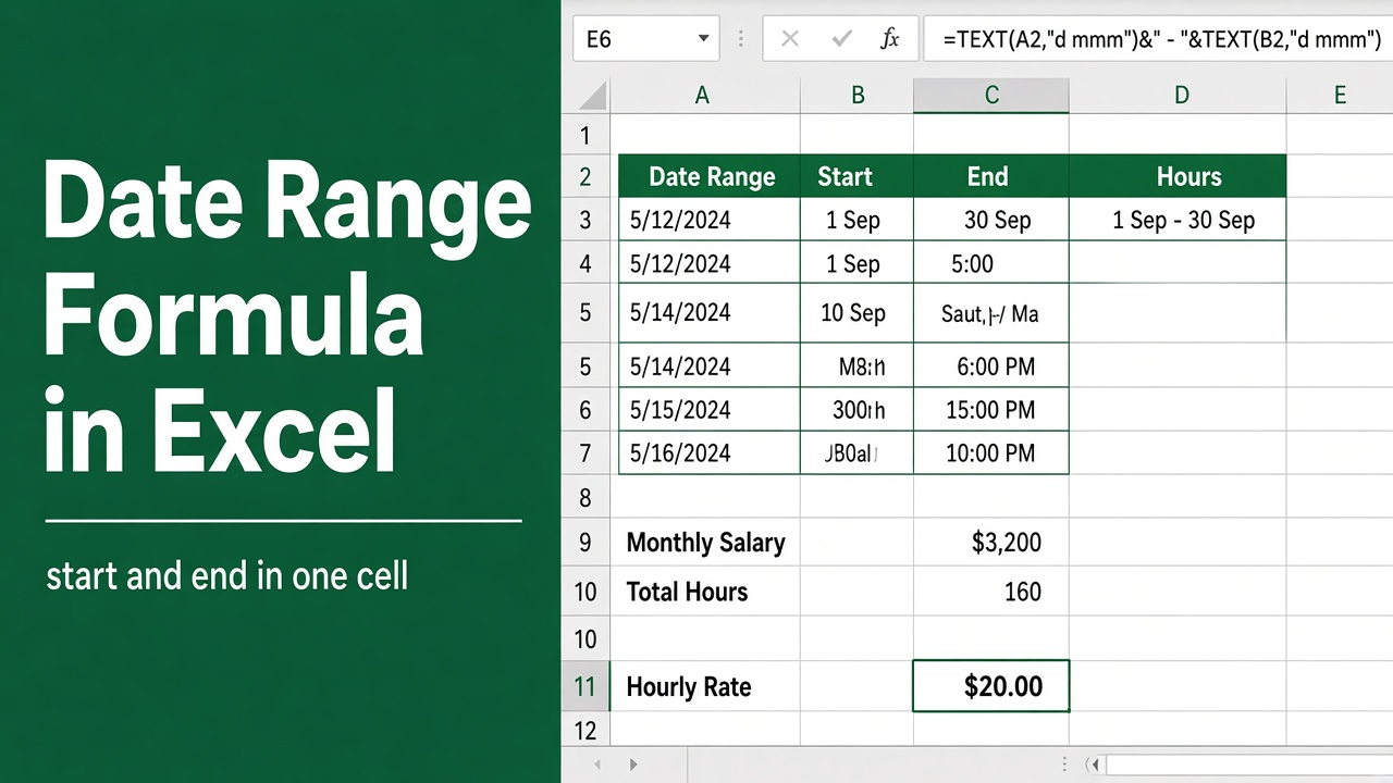 Excel Formula for Date Range: A Comprehensive Guide featured image