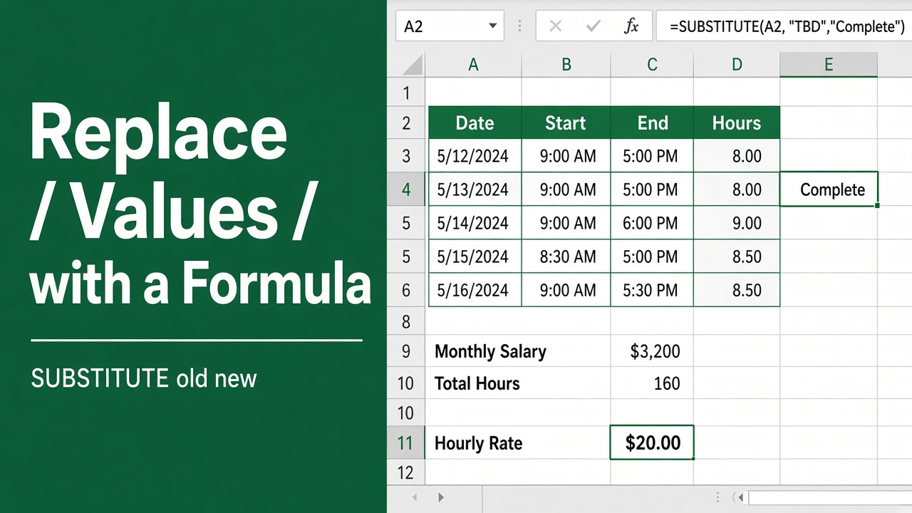 Replacing Values with an Excel Formula: A Guide featured image
