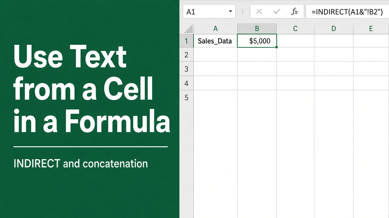 How to Use Text from a Cell in an Excel Formula? featured image