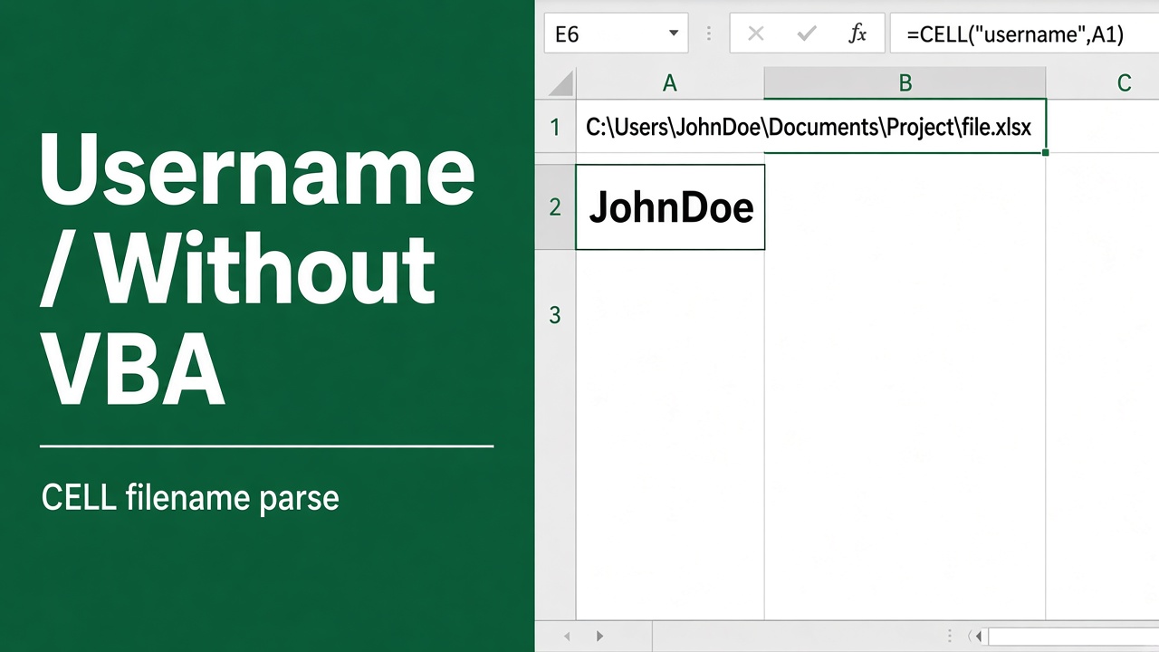 Extract Usernames in Excel Without VBA Using This Formula Method featured image