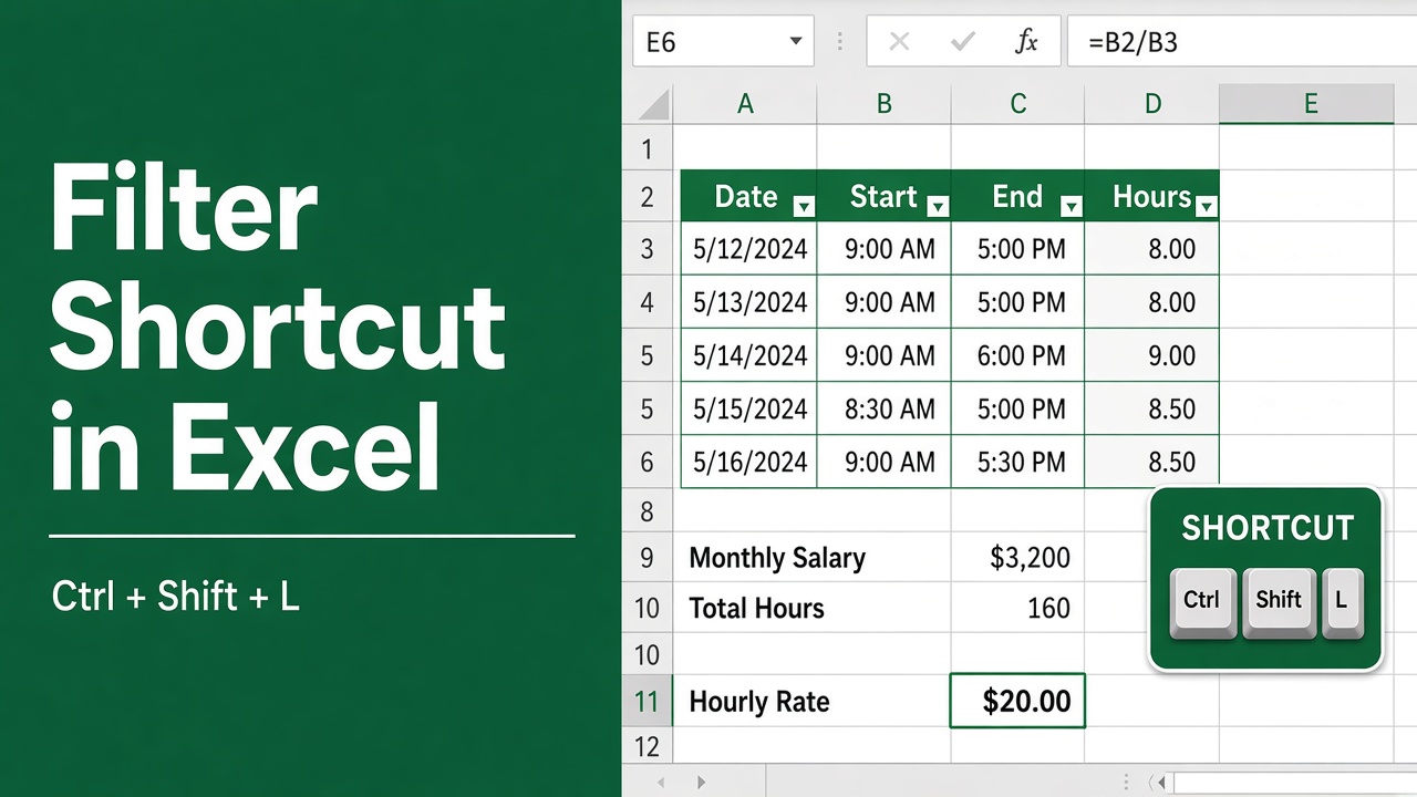 The Easy Shortcut to Apply Filter in Excel featured image
