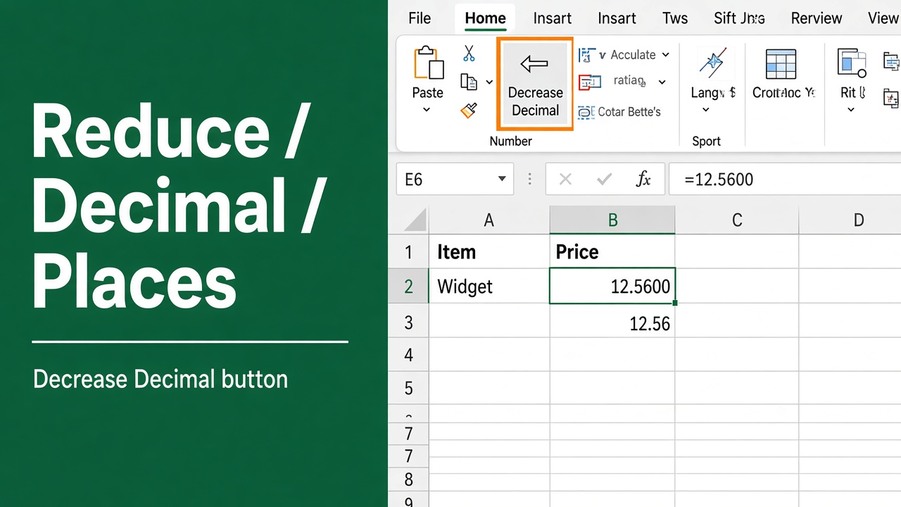 Quick and Easy Excel Shortcut to Reduce Decimal Places featured image
