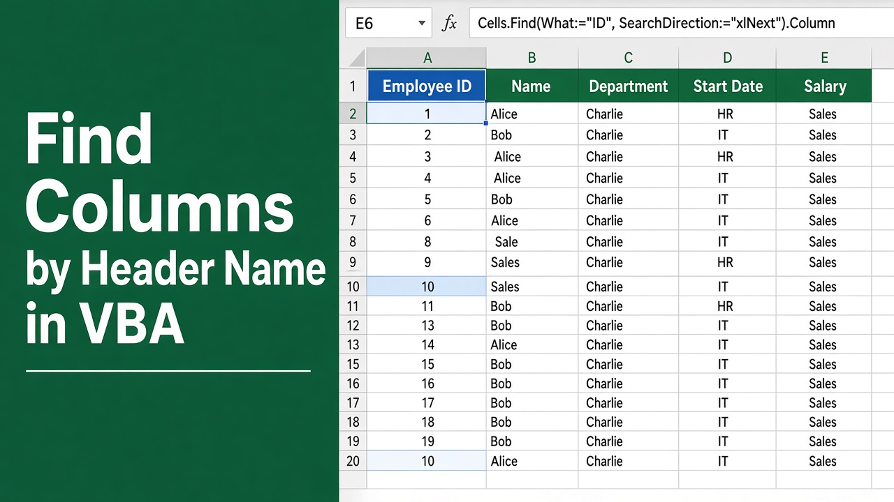 Find Columns by Header Name in Excel VBA – The Ultimate Hack featured image