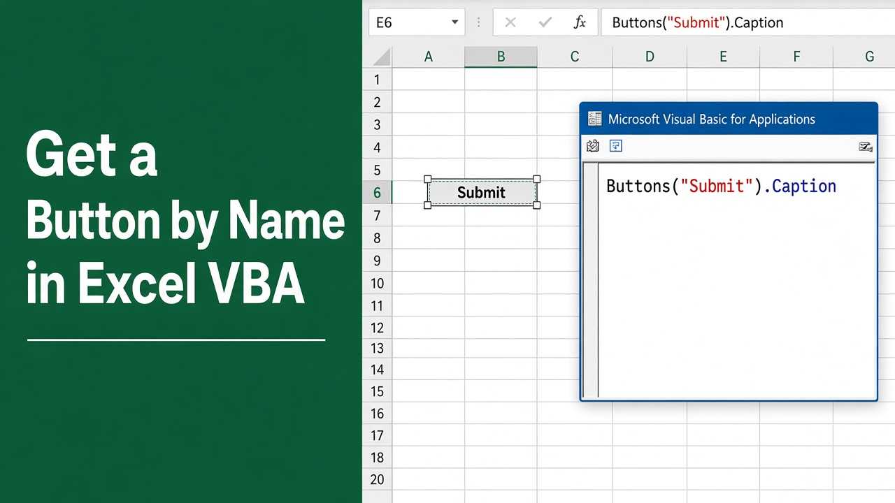 How to Get a Button by Name in Excel VBA: Easy Guide featured image
