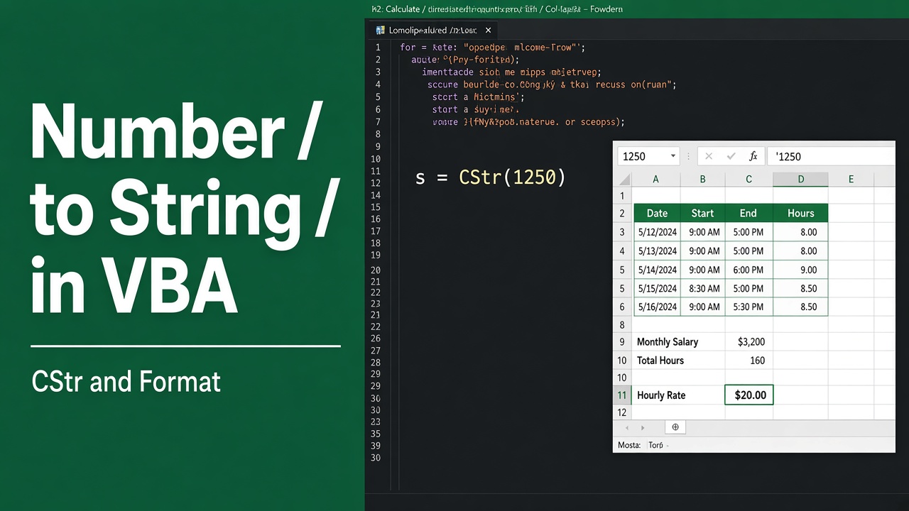 4 Easy Methods to Convert Numbers to Strings in Excel VBA featured image