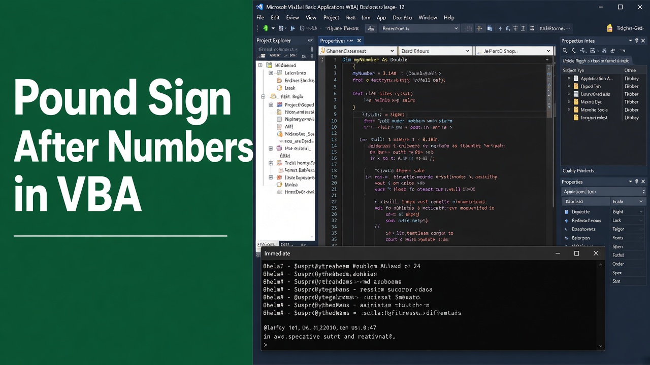 Decode the Pound Sign After Numbers in Excel VBA featured image