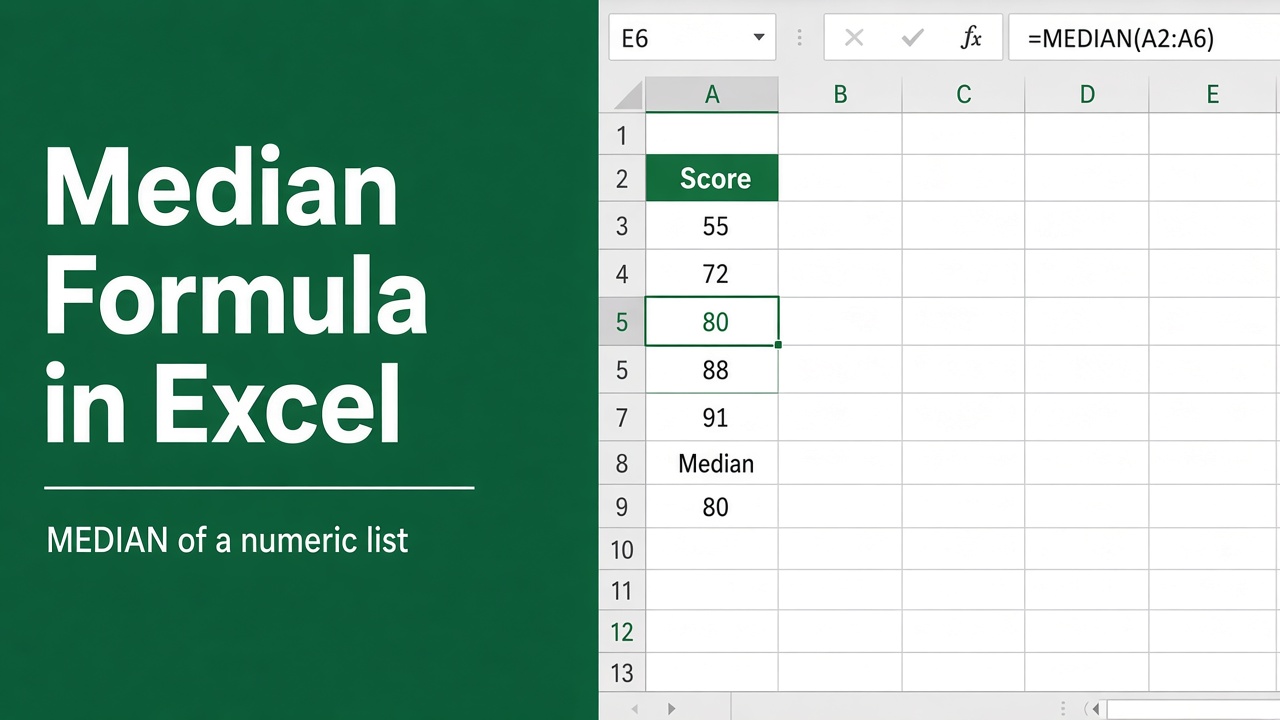 How to Calculate the Median in Excel Using Formulas? featured image