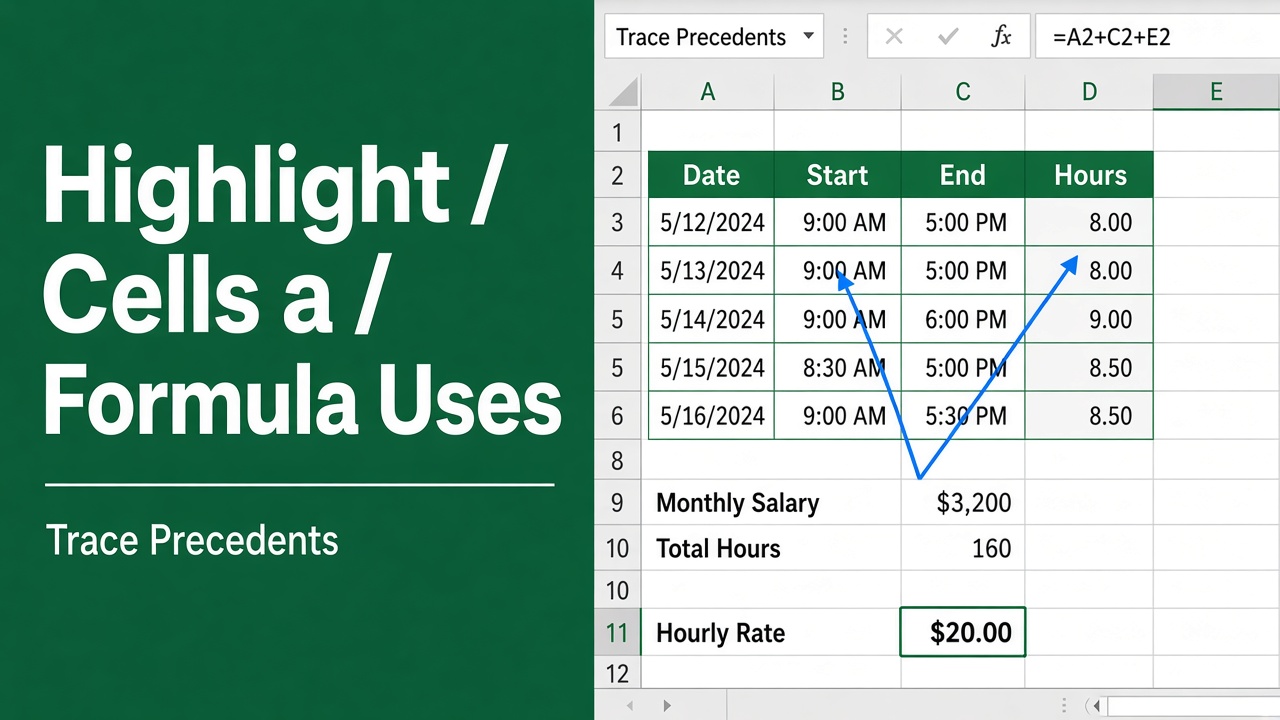 How to Highlight All Cells Referenced by a Formula in Excel? featured image