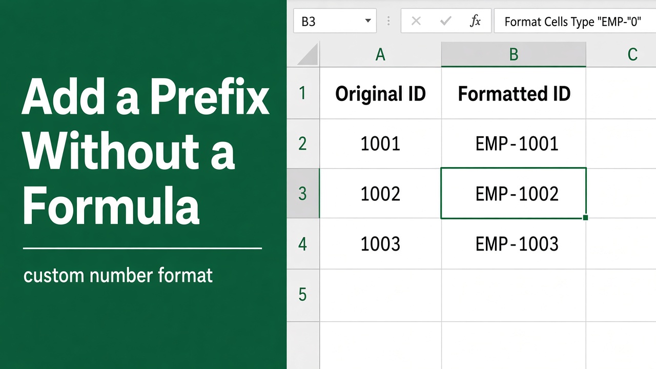 How to Add Prefix in Excel without Formula: Expert Guide featured image
