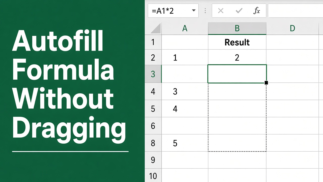 How to Autofill Formula in Excel Without Dragging? featured image