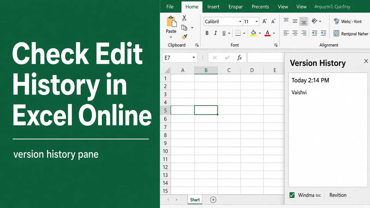 How to Check Edit History in Excel Online: Easy Guide featured image