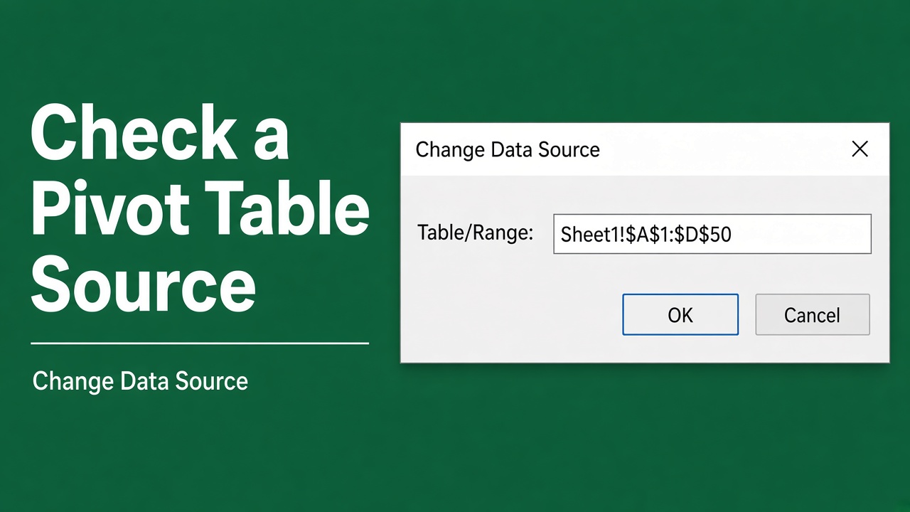 How to Check Excel Pivot Table Source: A Complete Guide featured image