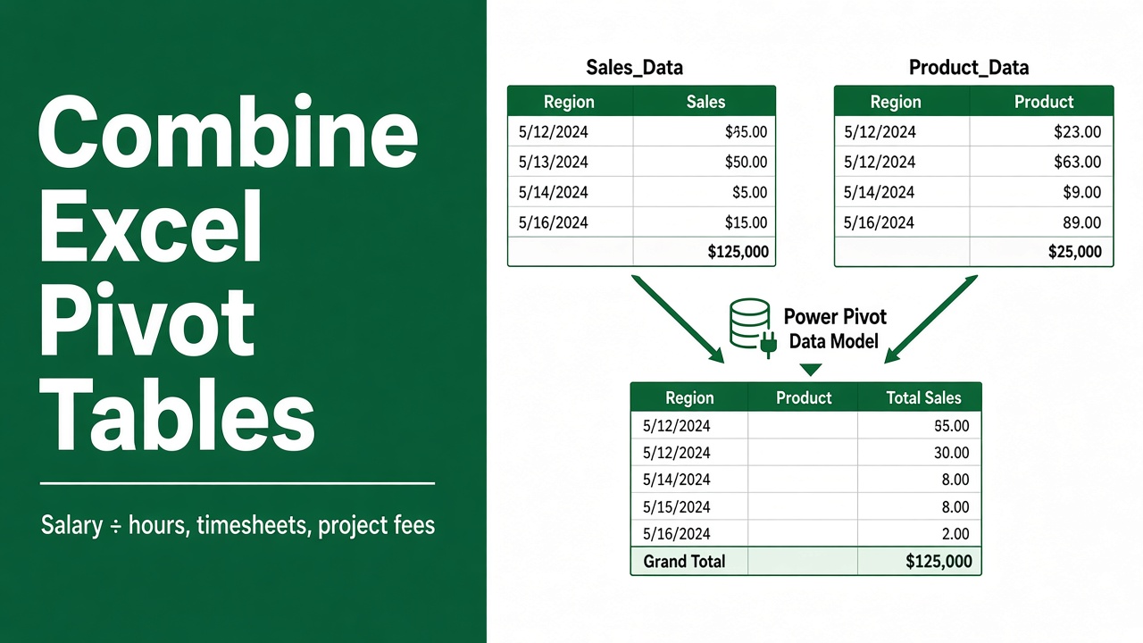 How To Combine Excel Pivot Tables: Easy Guide featured image