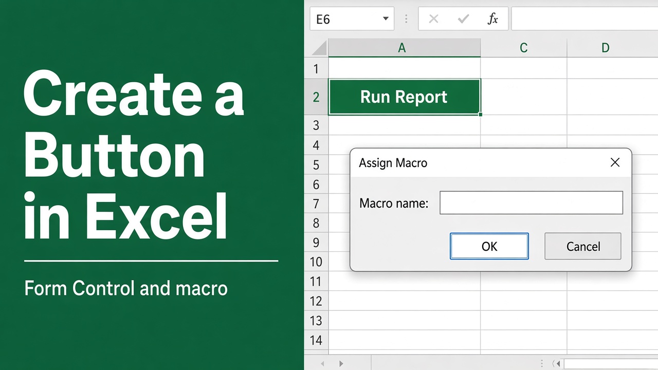How to Create a Button in Excel? (Easy Guide) featured image