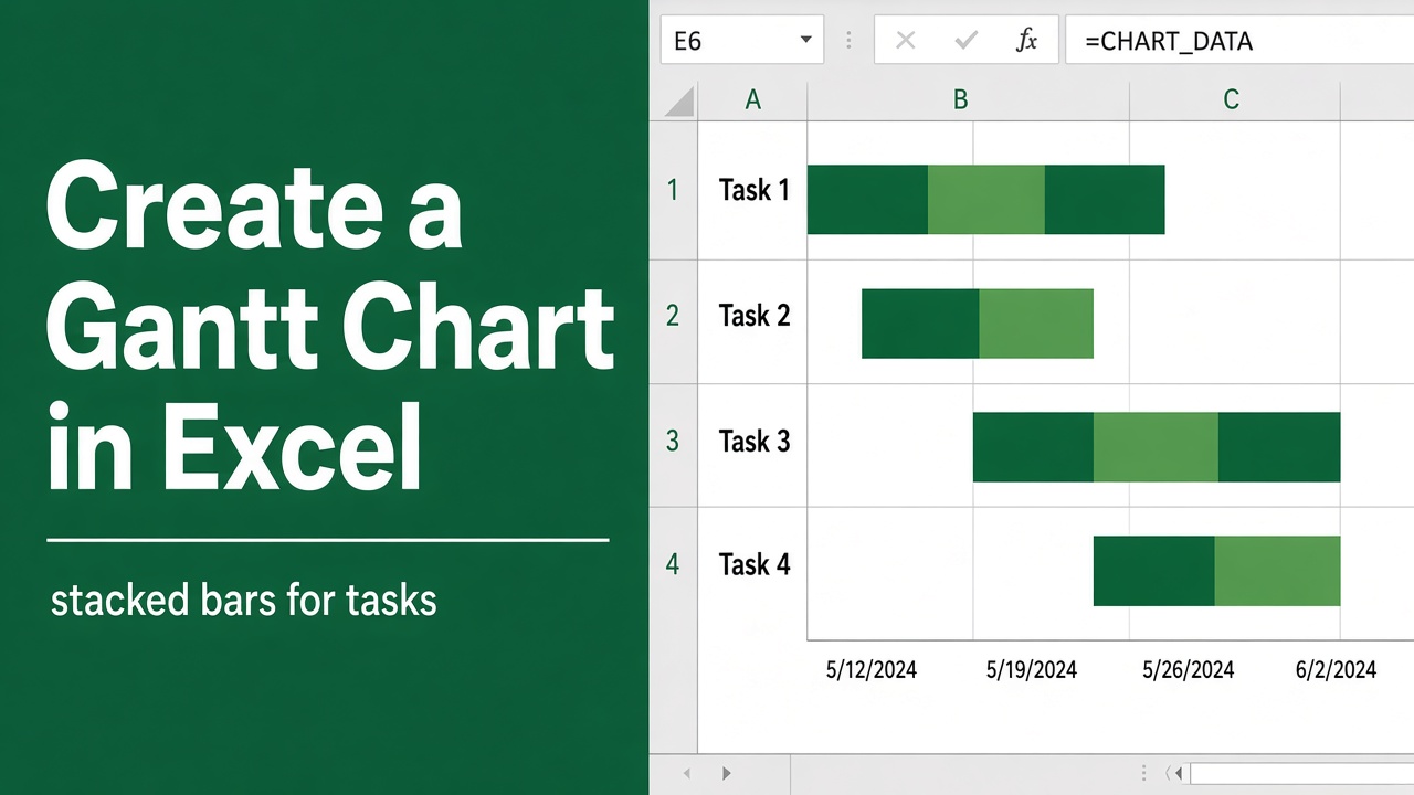 How to Create a Gantt Chart in Excel: A Step-by-step guide featured image