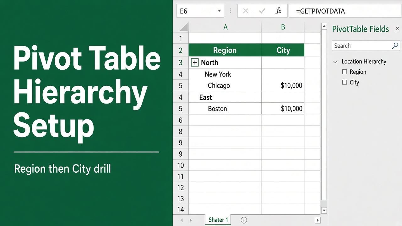 How to Create Hierarchy in Excel Pivot Table: Expert Guide featured image