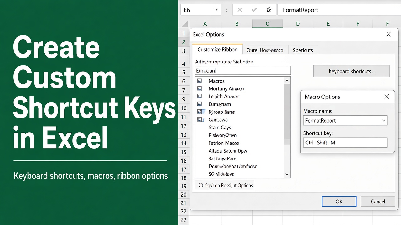 How to Create Custom Shortcut Keys in Excel? (Easy Guide) featured image