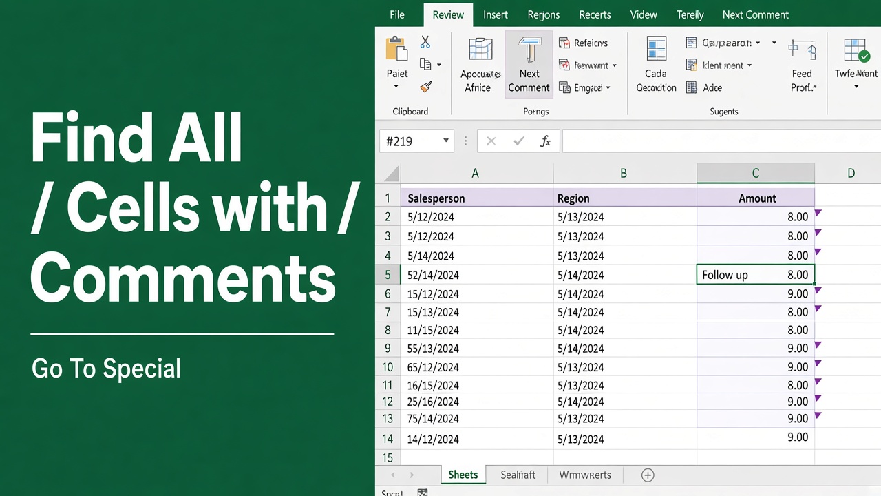 How to Find All Cells with Comments in Excel: Easy Guide featured image