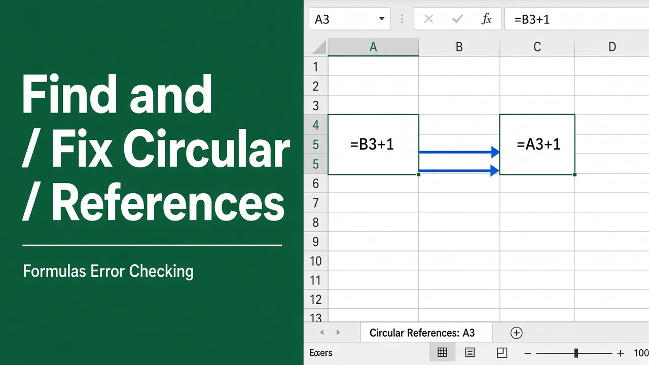 How to Find and Fix Circular References in Excel: Easy Guide featured image