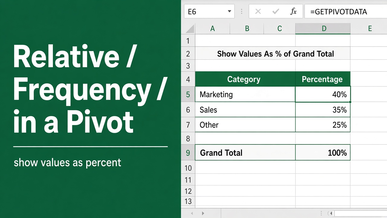 How to Find Relative Frequency in Excel Pivot Table? featured image