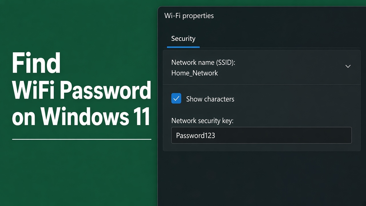 How to Find WiFi Password on Windows 11? featured image