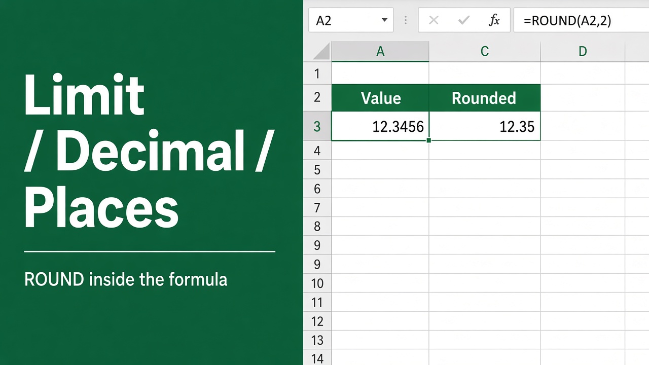 How to Limit Number of Decimal Places in Formula in Excel? featured image