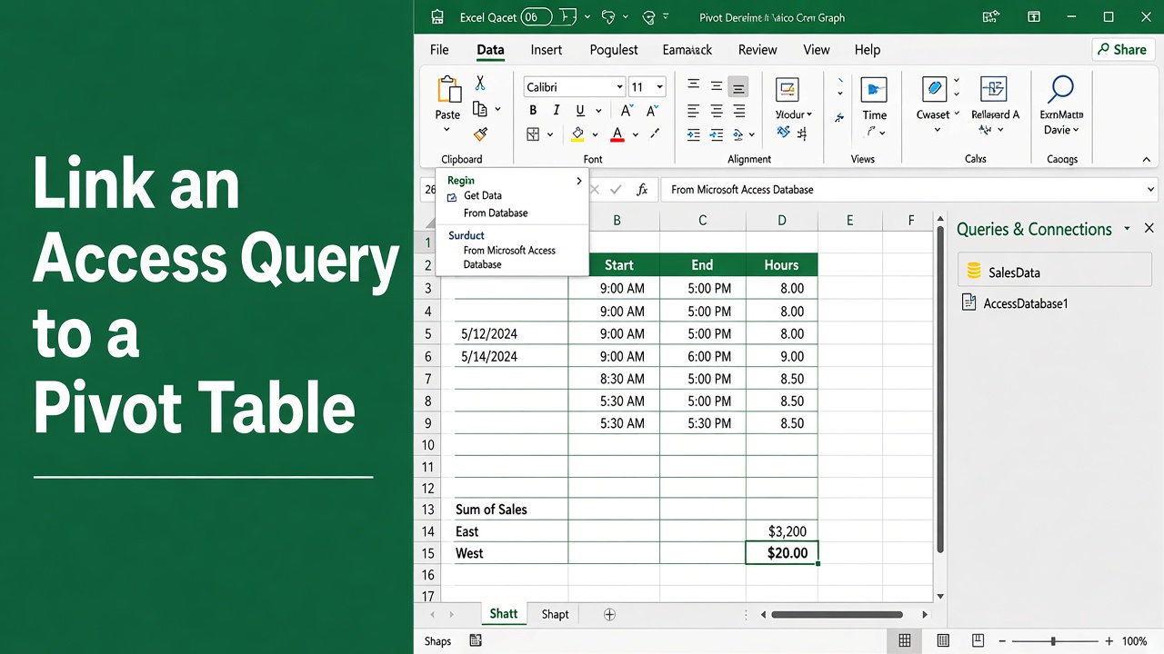 How to Link an Access Query to an Excel Pivot Table? featured image