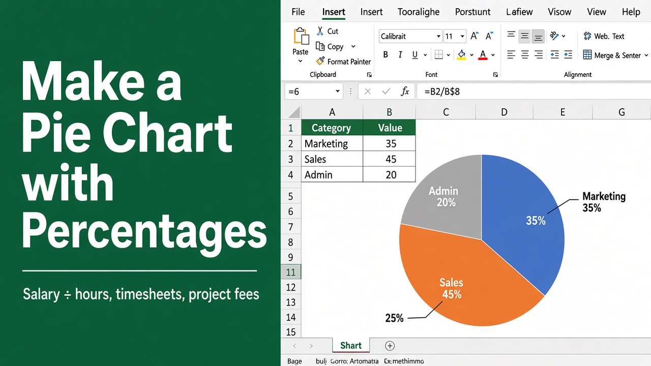 How to Make a Pie Chart in Excel with Percentages? featured image