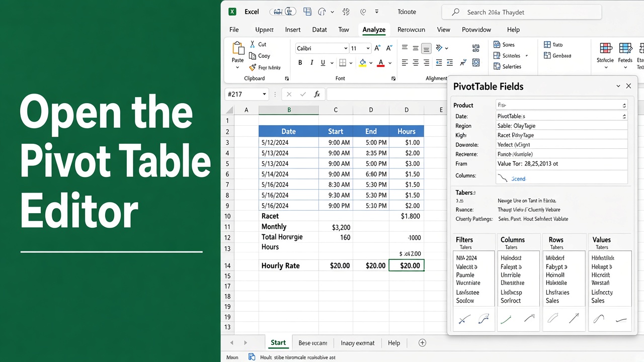 How to Open Excel Pivot Table Editor: A Step-by-Step Guide featured image