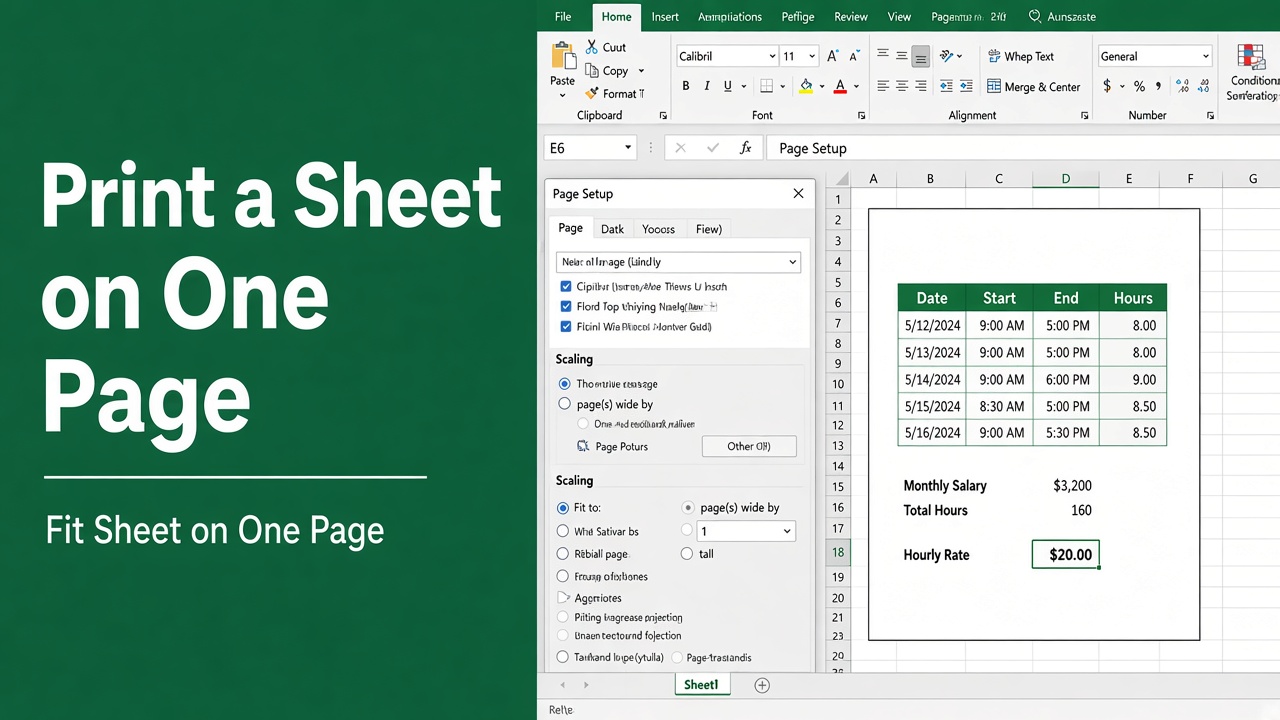 How to Print an Excel Spreadsheet on One Page: Easy Guide featured image