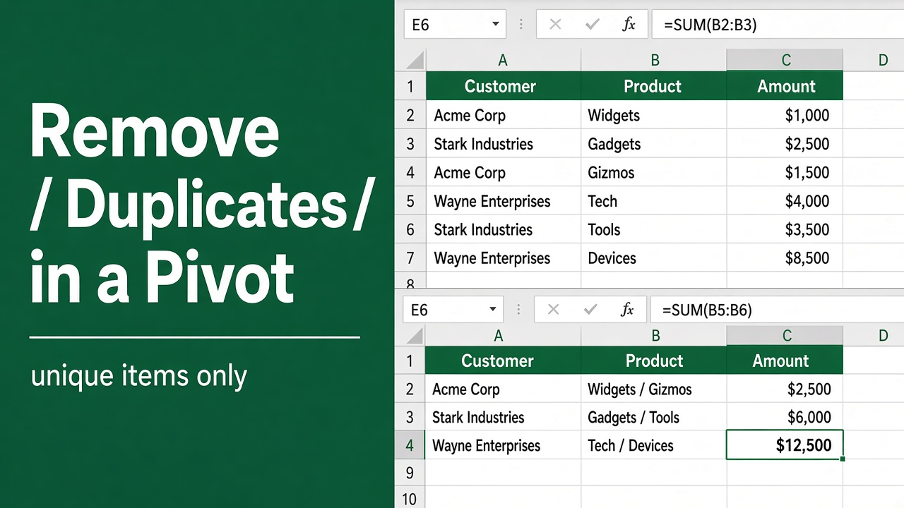 4 Easy Methods to Remove Duplicates in Excel Pivot Table featured image