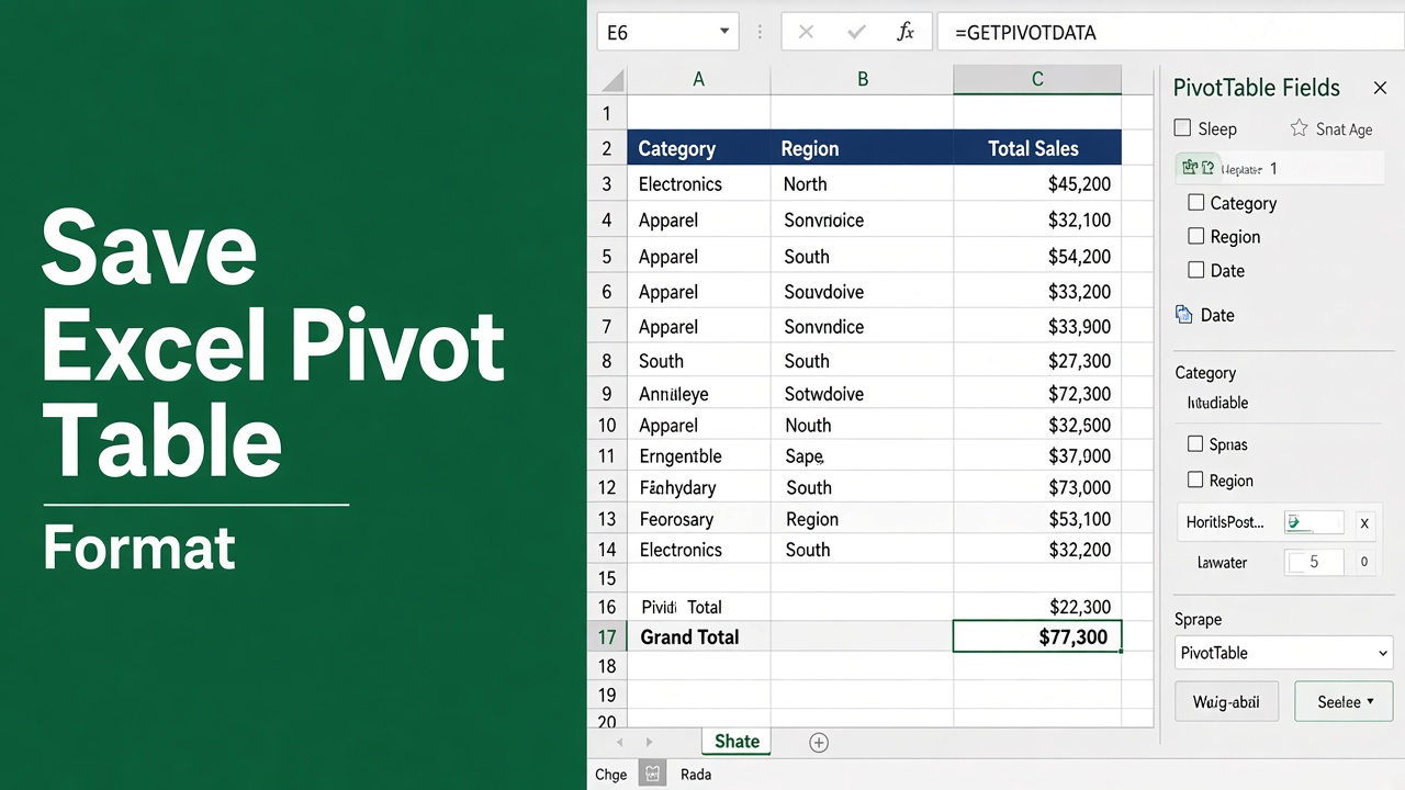 How To Save Excel Pivot Table Format: Easy Guide featured image