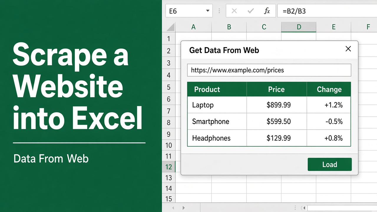 How to Scrape Data from a Website to Excel: A Complete Guide featured image