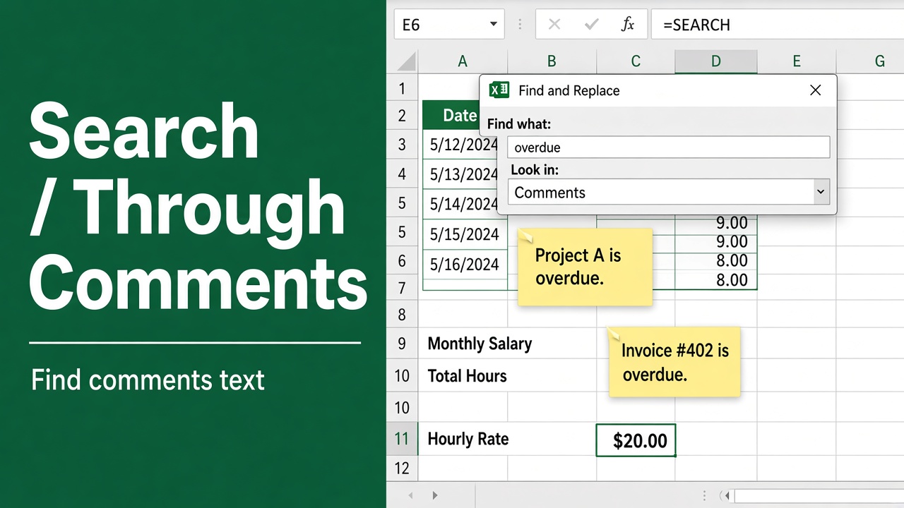 How to Search Through Comments in Excel: A Complete Guide featured image