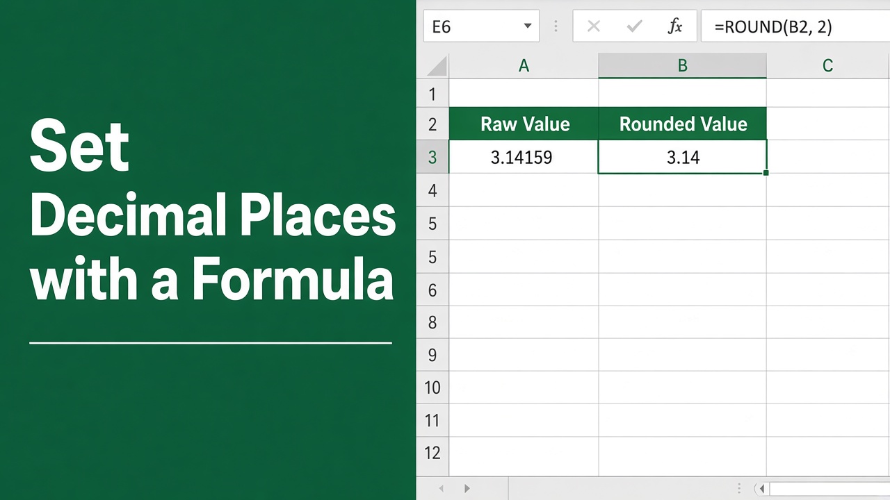 How to Set Decimal Places in Excel Using Formula? featured image