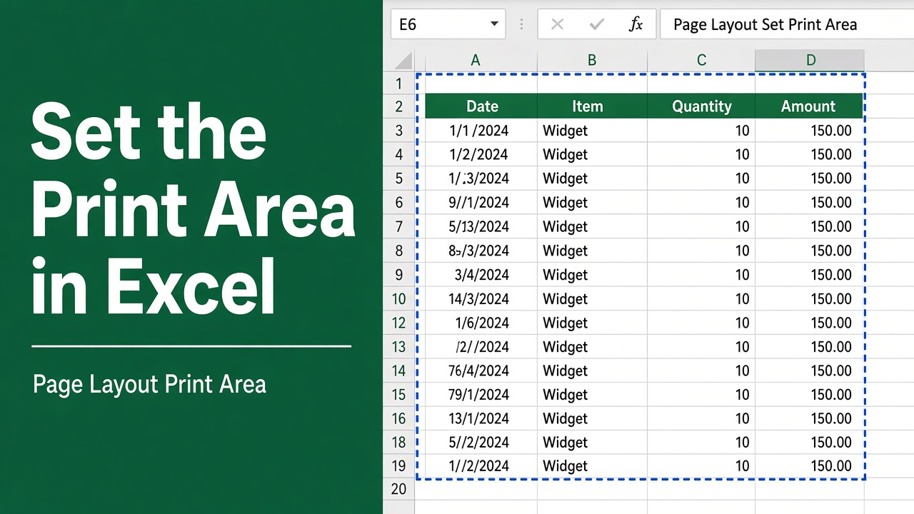 How to Set Print Area in Excel: A Step-by-Step Guide featured image