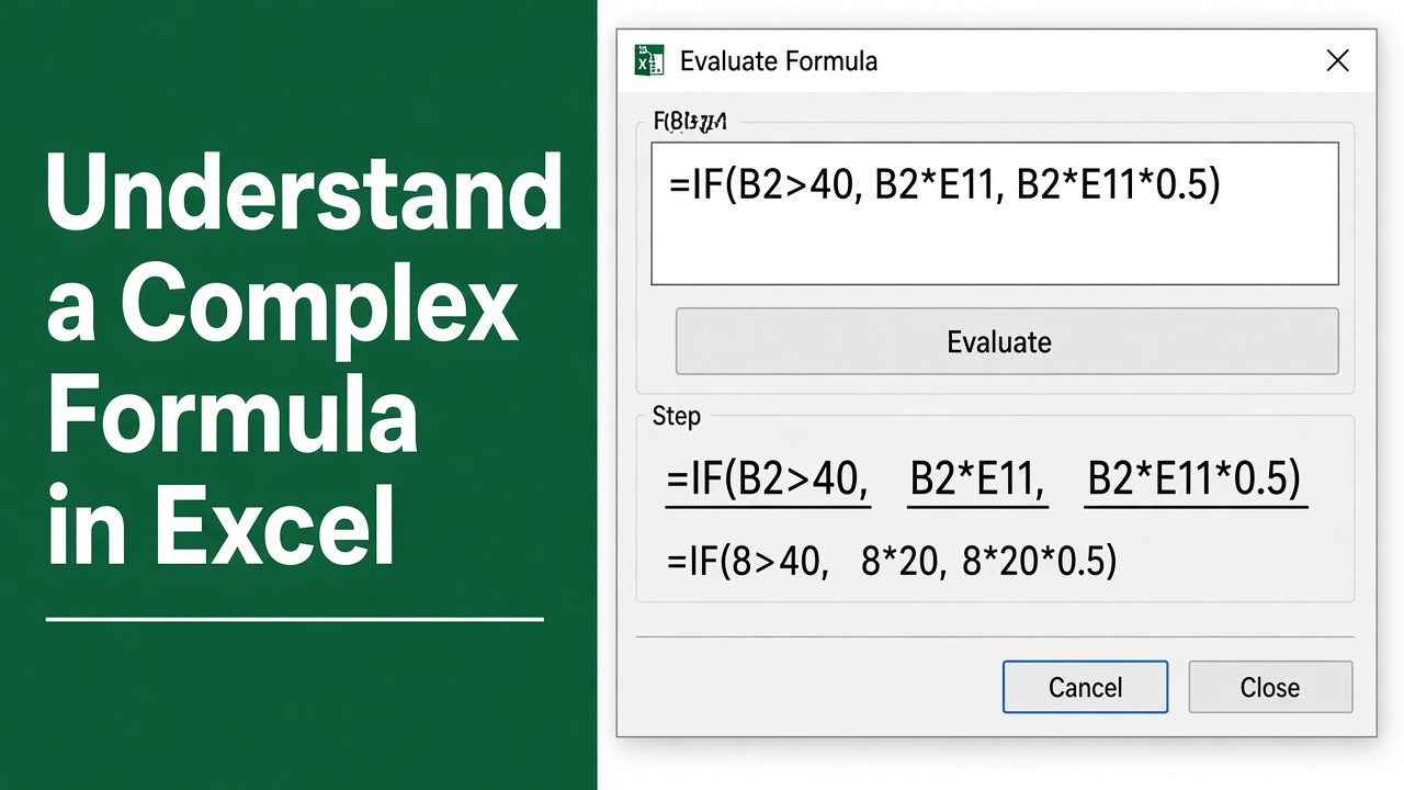 How to Understand a Complex Formula in Excel? featured image
