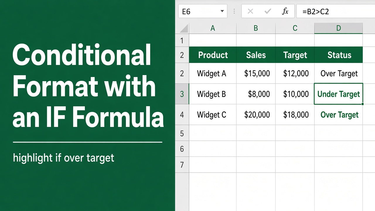 How to Use Conditional Formatting in Excel with IF Formula? featured image