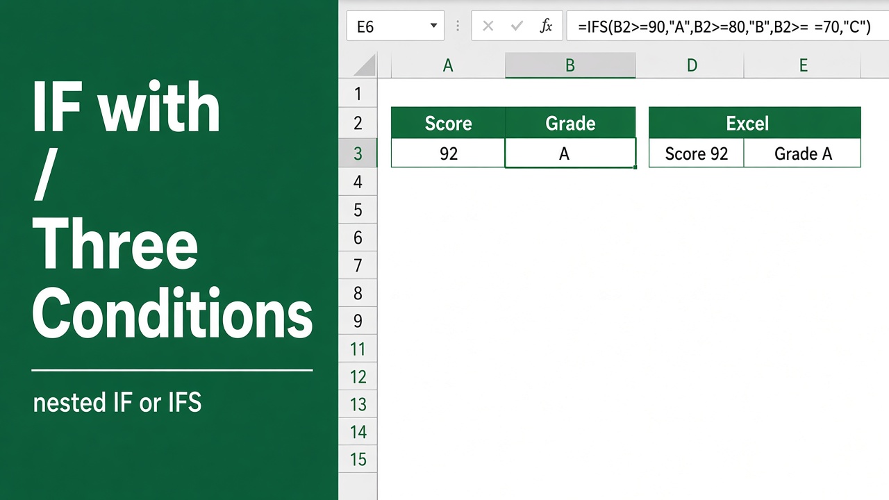 How to Use IF Function in Excel with 3 Conditions? featured image