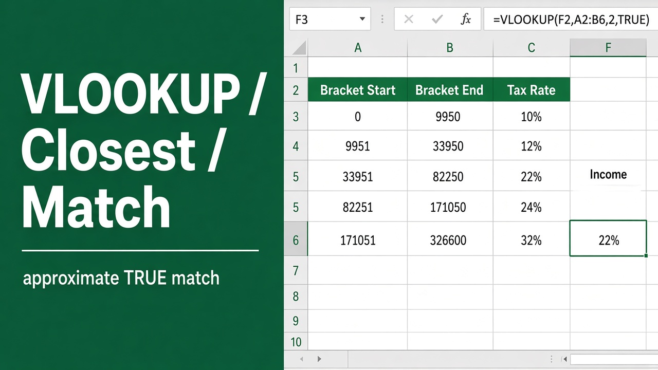 How to Use VLOOKUP to Find the Closest Match: Expert Guide featured image
