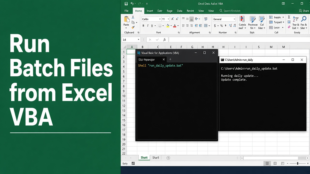 Run Batch Files from Excel VBA Like a Pro featured image