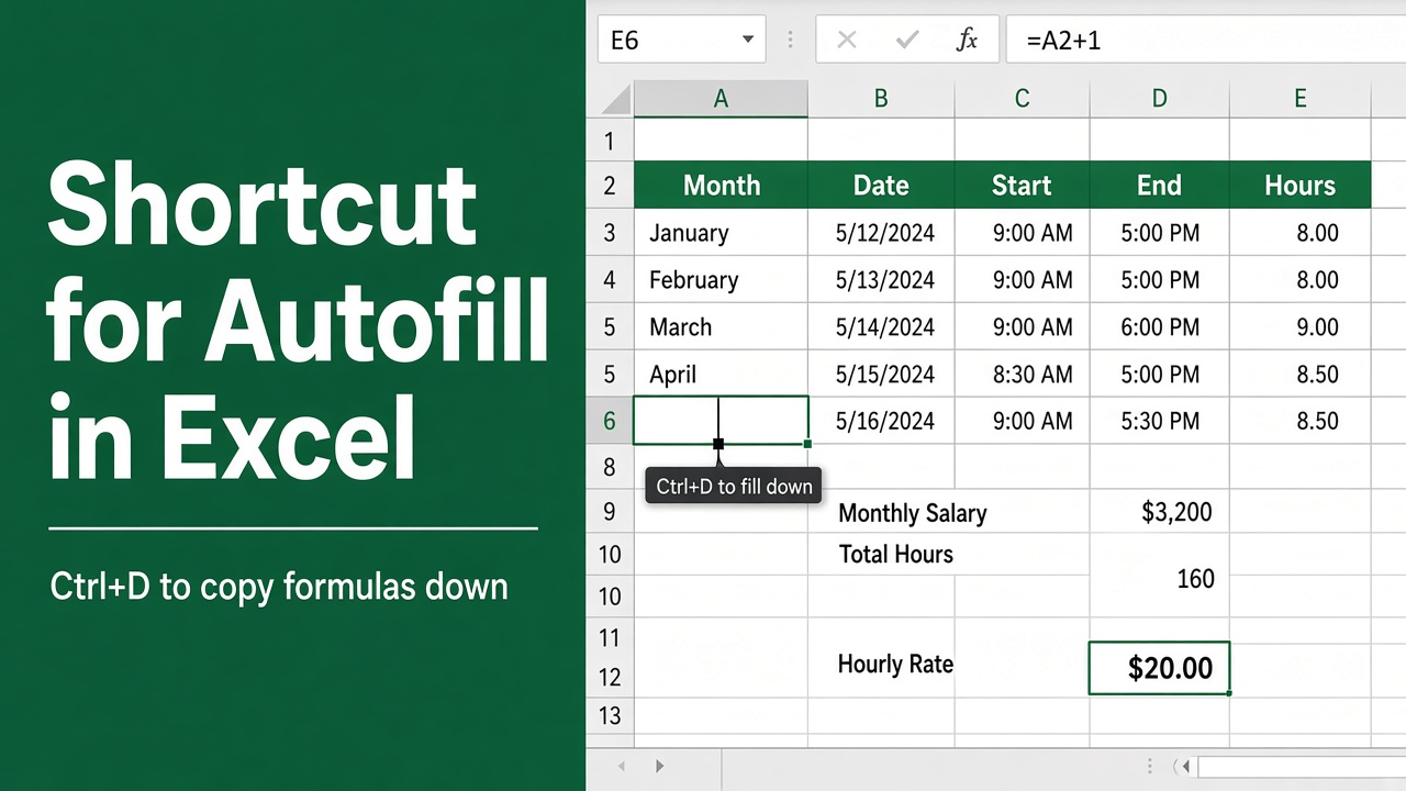 The Easy Shortcut for Autofill in Excel featured image
