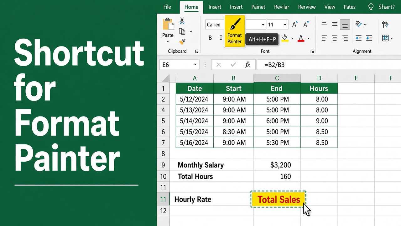 Master This Shortcut for Format Painter in Excel: Easy Guide featured image