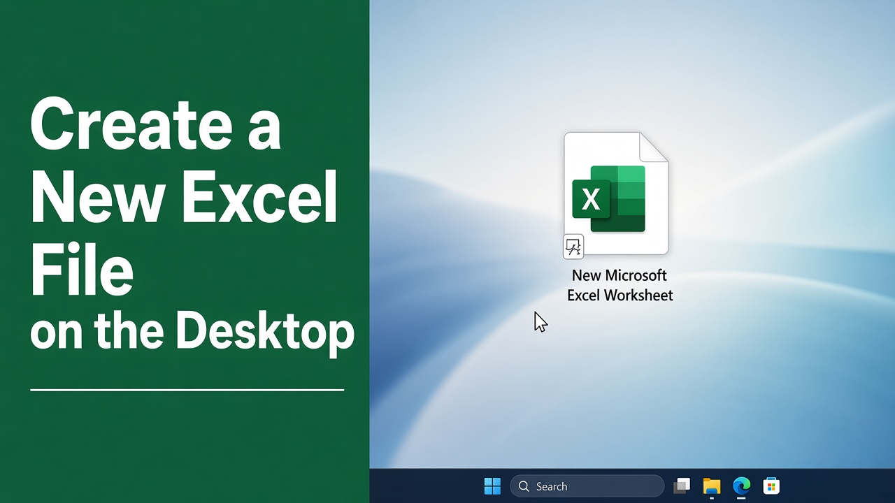 Create a New Excel File on Your Desktop with This Shortcut featured image